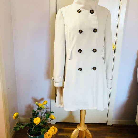 Steve Madden Jackets & Coats Steve Madden Light Cream Wool Dress